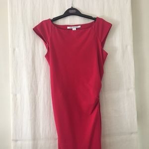Diane Von Furstenberg red dress